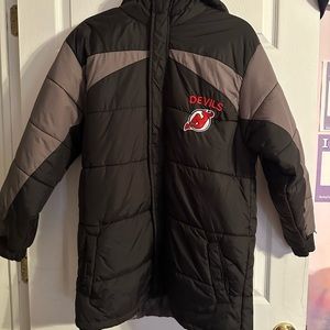 Vintage New Jersey Devils Reebok Kids Puffer Jacket